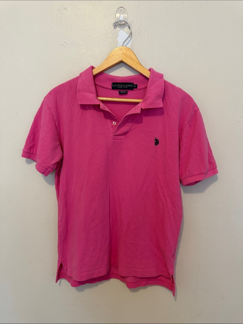 U.S. Polo Assn. Hot Pink Short-Sleeve Polo